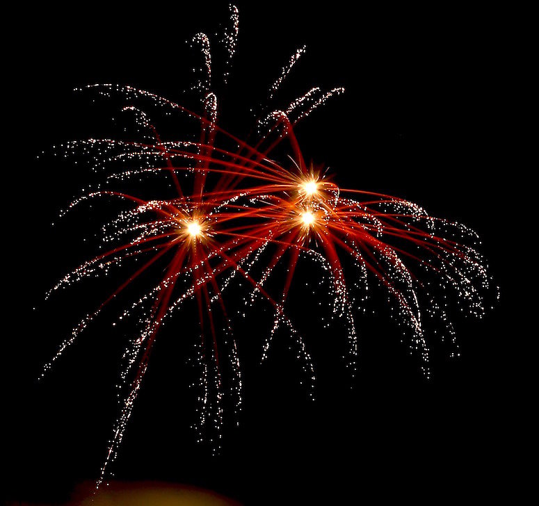 Feuerwerk fotografieren -26. August 2016 - Breisach